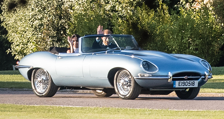 Jaguar E-Type Concept Zero wedding car