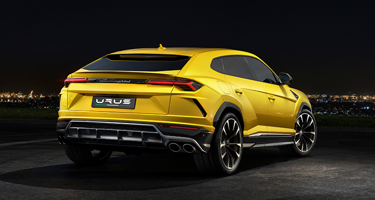 Lamborghini Urus rear side 1