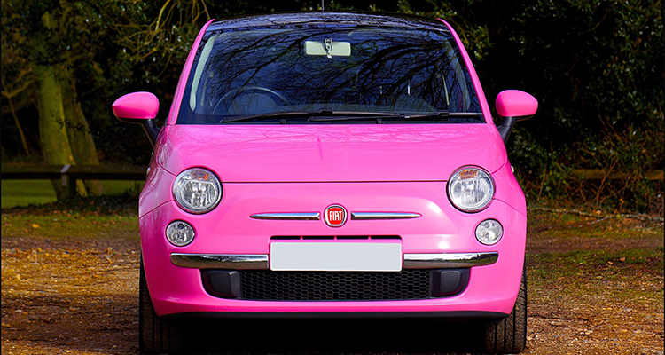 Fiat 500 Pink