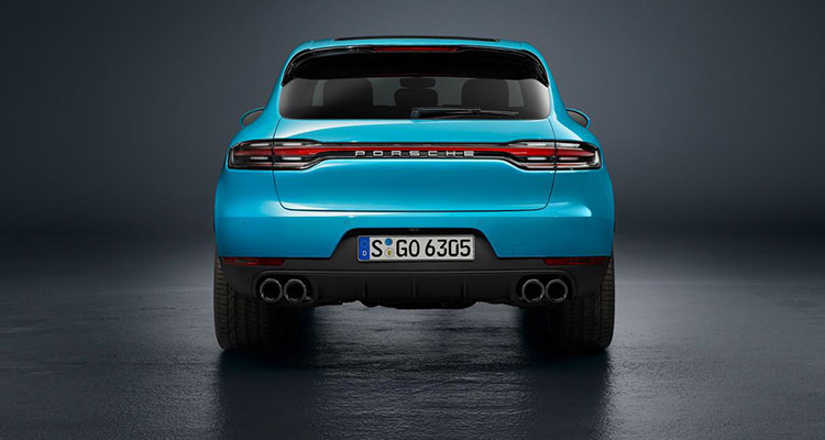 Porsche Macan revealed rear