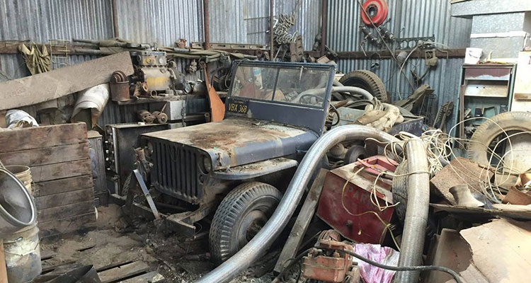 barn find 1943 wilys jeep 1