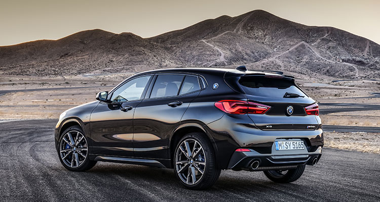 BMW X2 M35i exterior rear side 1