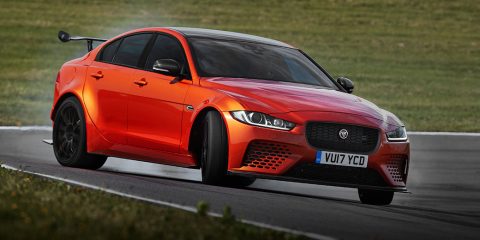 JAGUAR XE SV PROJECT 8 front side 2 feature