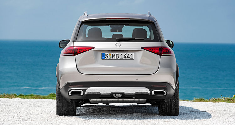 New Mercedes GLE 2019 rear 3