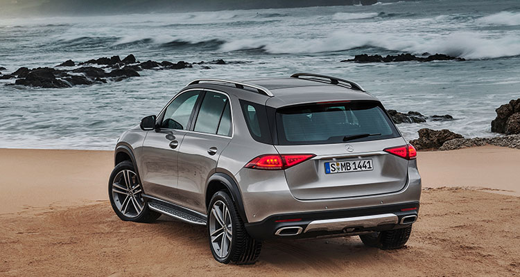 New Mercedes GLE 2019 rear side 8