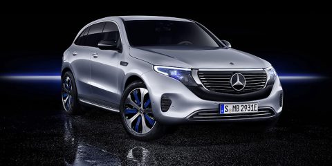 Mercedes Benz EQC side view