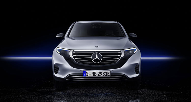 Mercedes Benz EQC front view