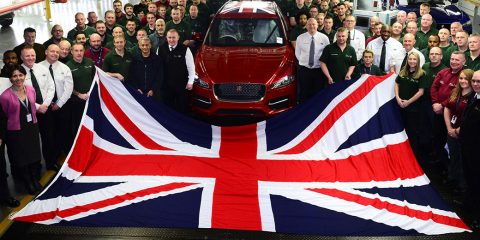 jaguar land rover British Flag