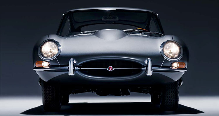 Jaguar E Type Zero front view