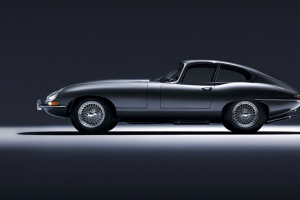 Jaguar E Type Zero side view