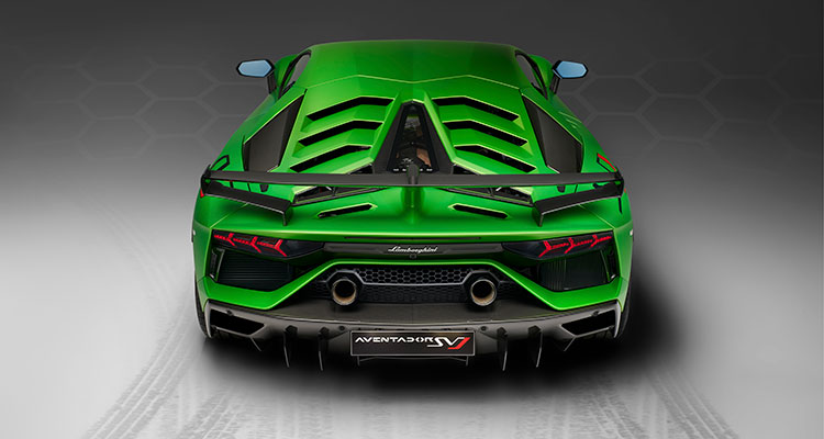 Lamborghini Green rear