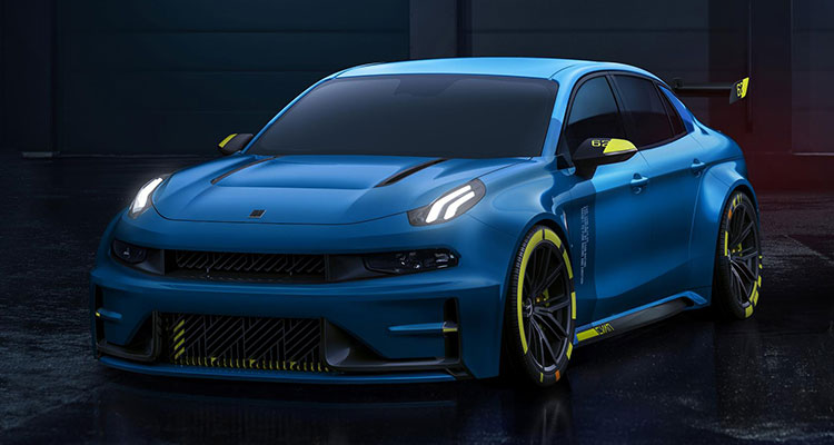 Lynk & Co Hint at 500bhp Hot Saloon Racer front