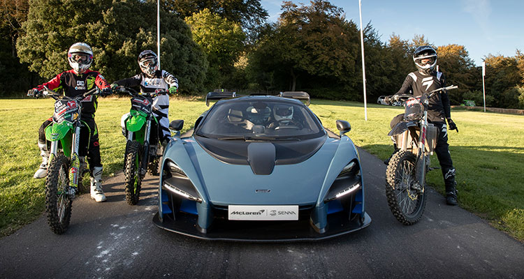 McLaren Senna vs motorcross race 1