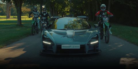 McLaren Senna vs motorcross race feature