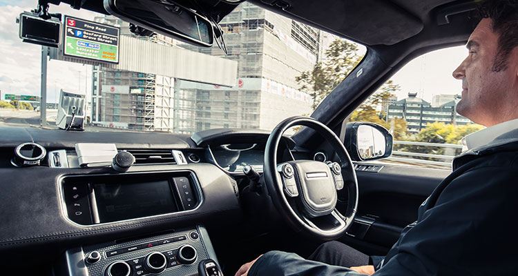 Self-driving Range Rover Sport 3