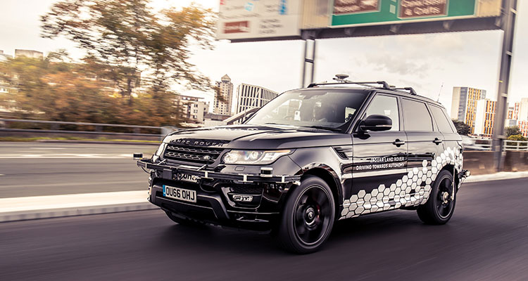 Self-driving Range Rover Sport 4