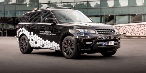 Self-driving Range Rover Sport feature