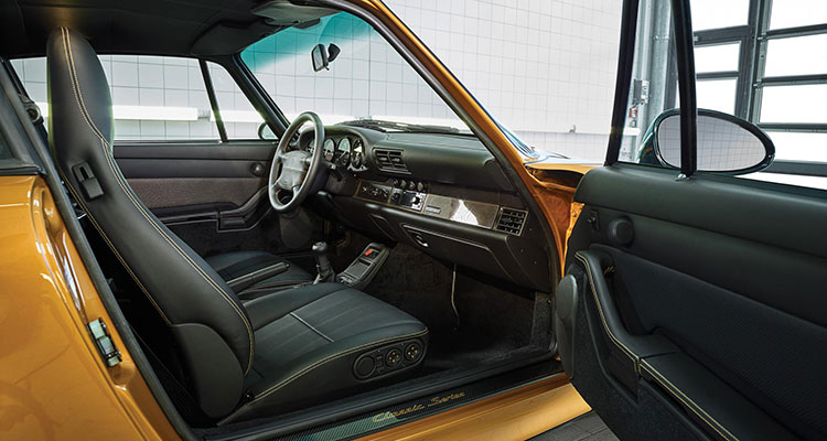 porsche project gold 993 turbo 911 classic interior