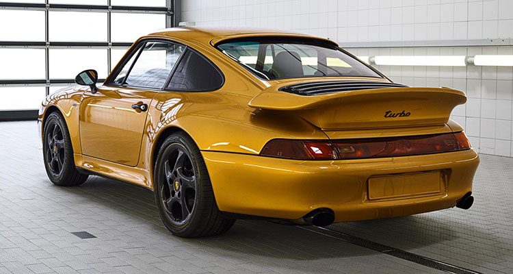 porsche project gold 993 turbo 911 classic rear