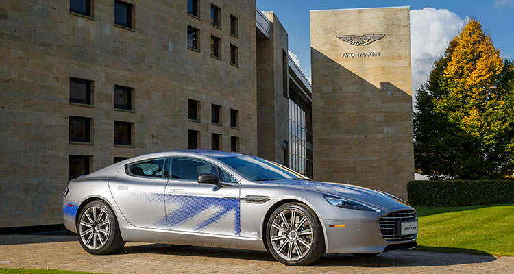 Aston Martin RapidE front side 1