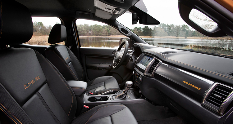 2019 Ford Ranger Wildtrak interior 1