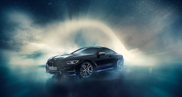 BMW night sky exterior