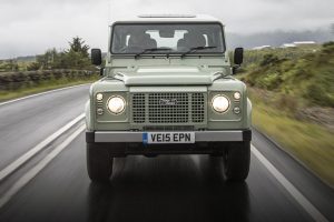 Land Rover Defender front feature