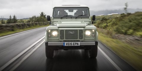 Land Rover Defender front feature