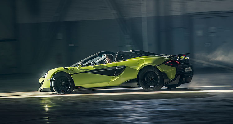 McLaren 600LT Spider Convertible side 2