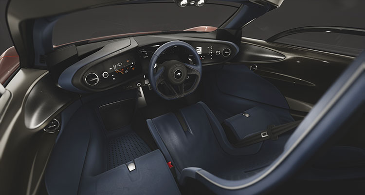 McLaren Speedtial Astral interior