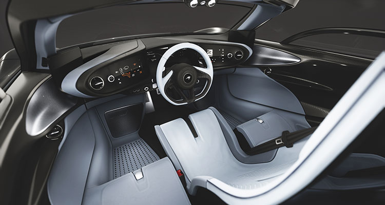 McLaren Speedtial Stratosphere interior