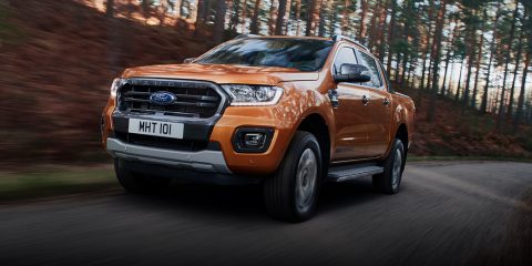 New 2019 Ford Ranger Wildtrak front 1