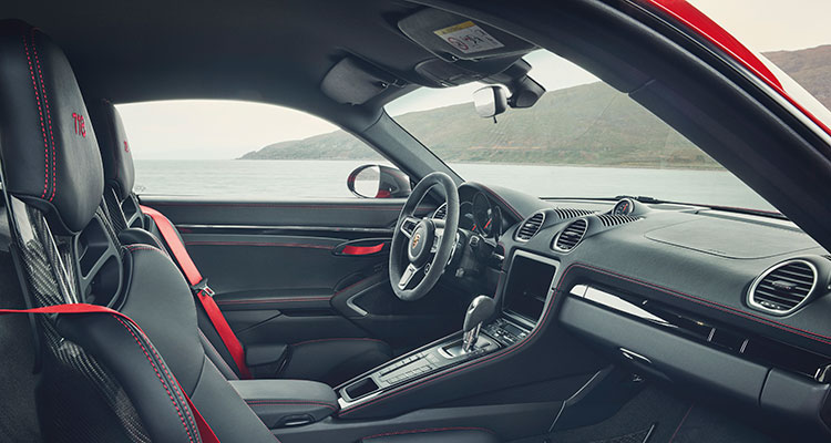 Porsche 718 Cayman T Interior