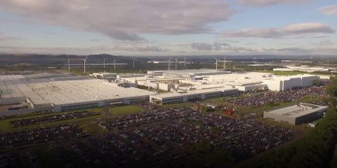 Nissan Sunderland Plant from air feature