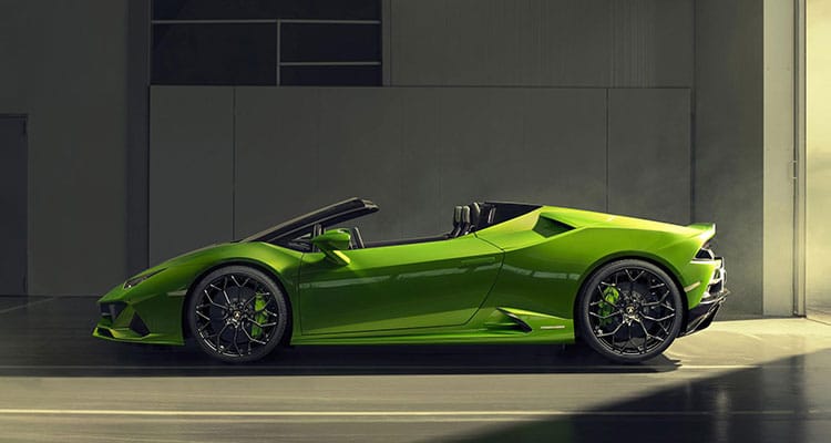 the Lamborghini Huracán Evo Spyder 2