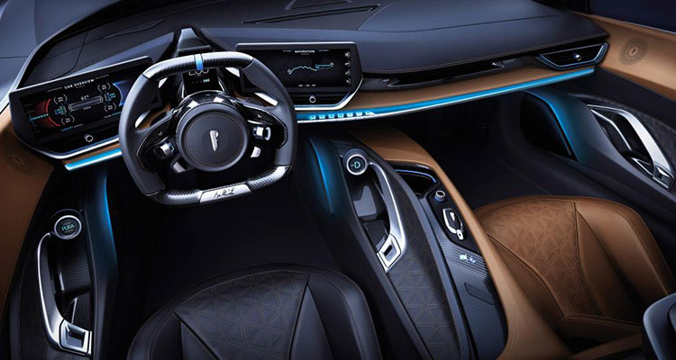 Electric Automobili Pininfarina Battista interior 1