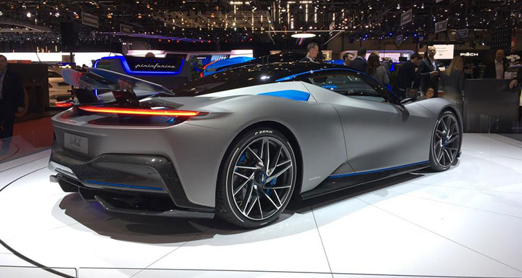 Electric Automobili Pininfarina Battista rear 1