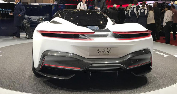 Electric Automobili Pininfarina Battista rear 2