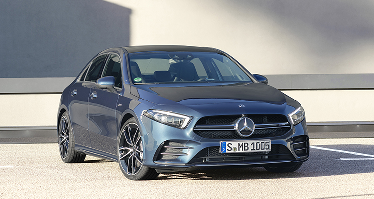 Mercedes-AMG A 35 4MATIC Saloon front side 2