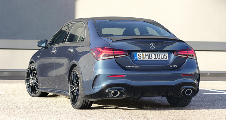 Mercedes-AMG A 35 4MATIC Saloon rear 3