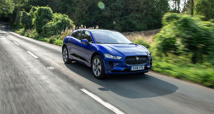 Jaguar I-Pace country roads