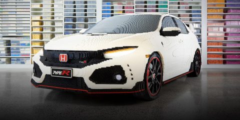 Life-Sized, 100% LEGO Honda Civic Type R feature