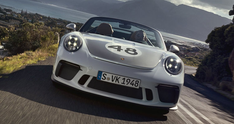 Porsche 911 Speedster 991 heritage pack front