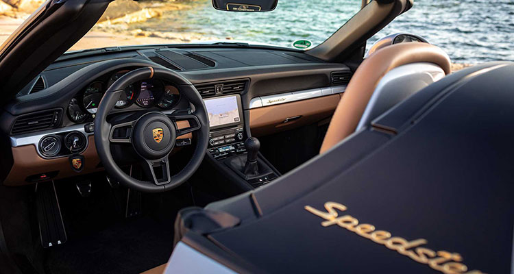 Porsche 911 Speedster 991 heritage pack interior