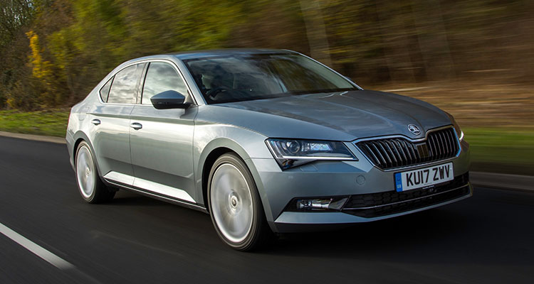 Skoda Superb front side