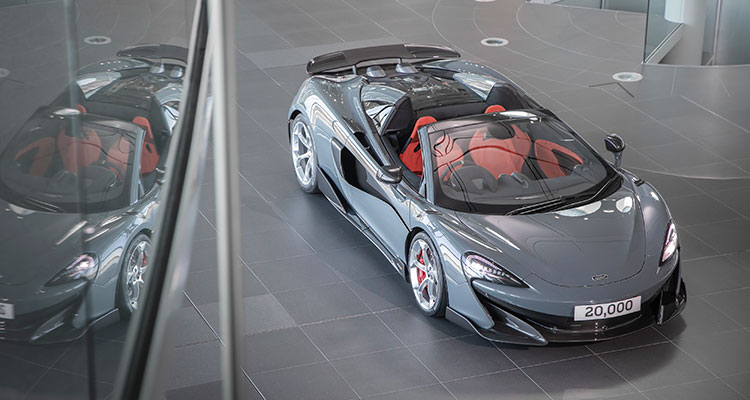 McLaren 600LT Spider in Chicane Grey