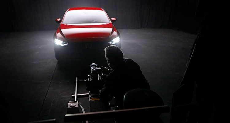 Rankin Mazda3 BTS London shoot (1)