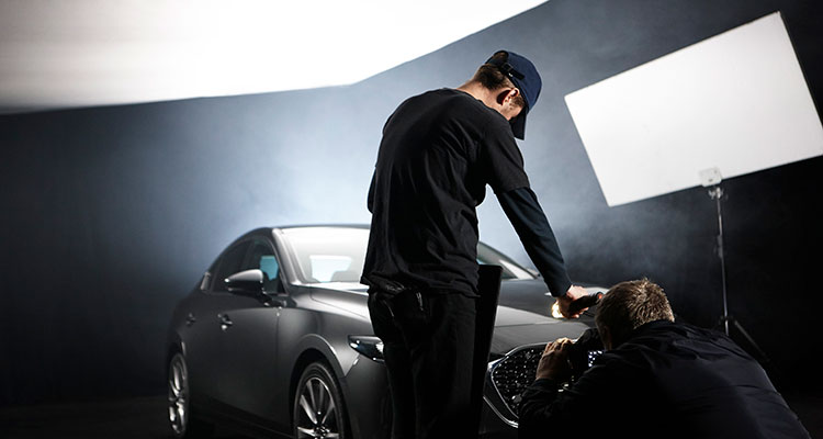 Rankin Mazda3 BTS London shoot (2)