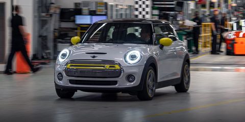 all-electric MINI Cooper SE