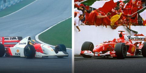 Ayrton Senna vs Micheal Schumacher (feature)